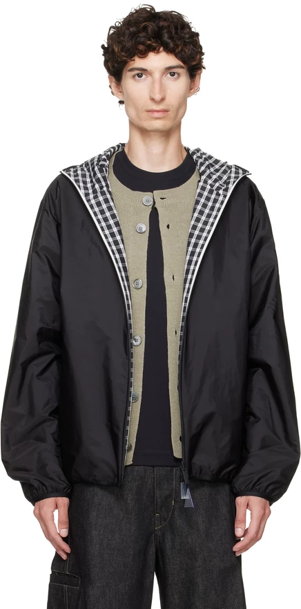 Мужская куртка Moncler Vandelli, двусторонняя, черная