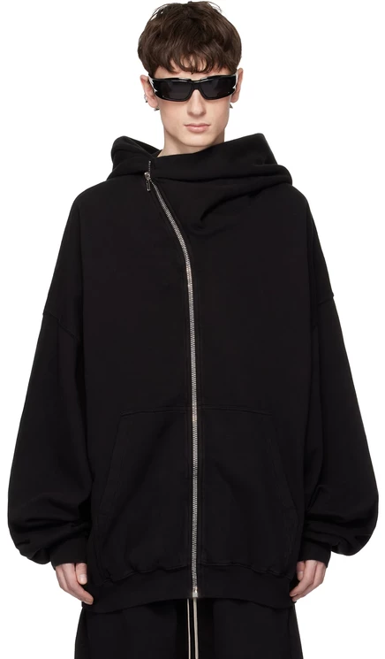 Мужская худи Rick Owens DRKSHDW Temple Mountain, черная
