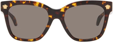 Женские солнцезащитные очки Versace Medusa Wide, гавана/желтые