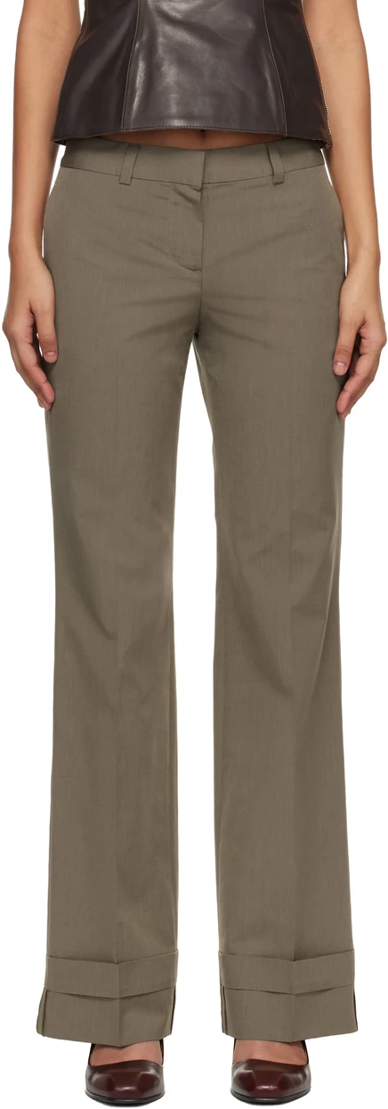 Женские брюки OUR LEGACY Khaki Hip, хаки