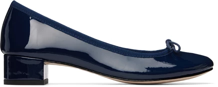 Женские туфли Repetto Camille на каблуке, классические синие
