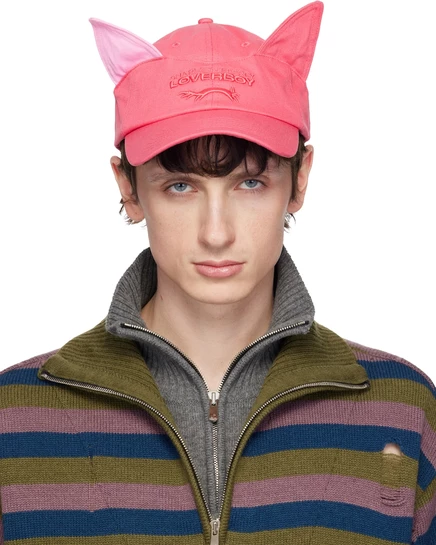 Мужская кепка LOVERBOY Colour Block Ears, красная