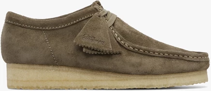 Мужские замшевые дерби Clarks Originals Wallabee, серые