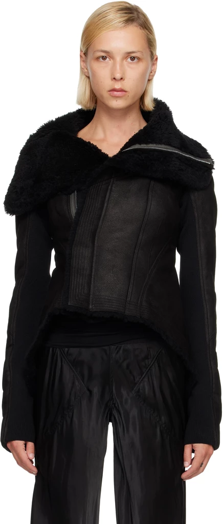 Женская дубленка Rick Owens Naska, черная