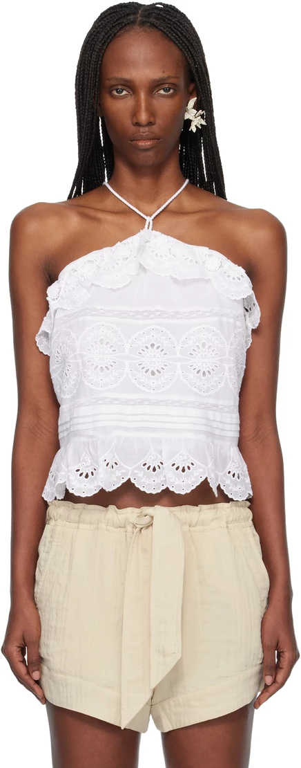 Женский топ Isabel Marant Etoile Prisha, белый