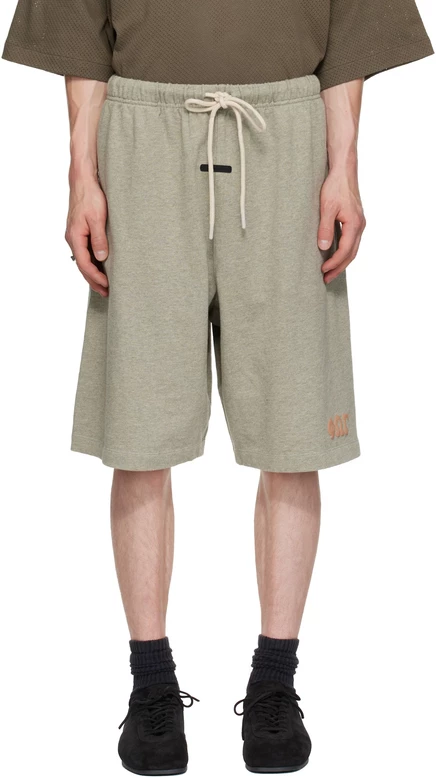 Мужские шорты Fear of God Essentials 90's, серые