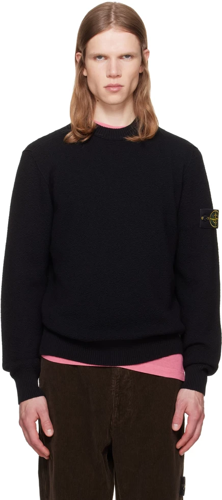 Мужской свитер Stone Island 5100011, черный