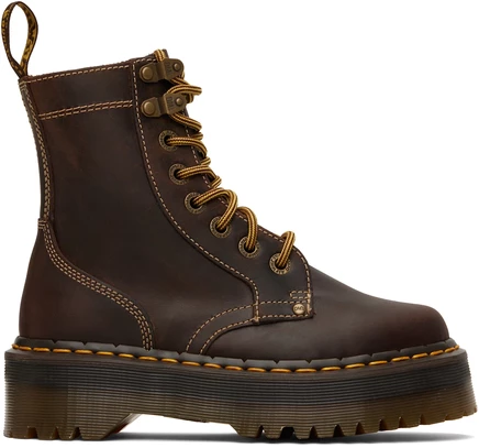 Женские ботинки Dr. Martens Jadon Arc, коричневые