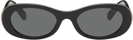 Женские солнцезащитные очки Miu Miu, Miu Glimpse, черные