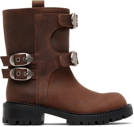 Женские сапоги Marc Jacobs The Kiki Moto, табачные