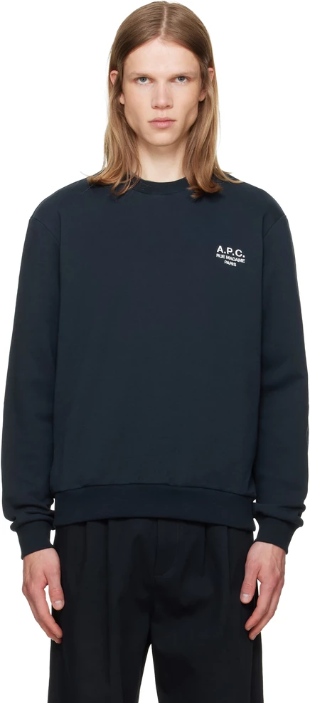 Мужской свитшот A.P.C. Standard «Rue Madame», темно-синий