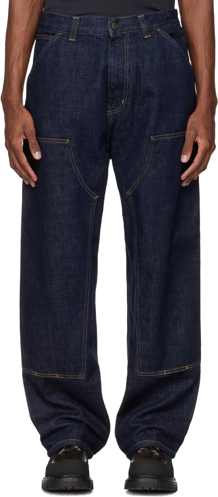Мужские джинсы Carhartt WIP OG Double Knee, синие