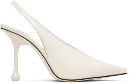 Jimmy Choo -Белоснежный латте на каблуках Isa 95