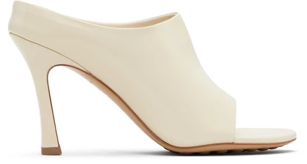 Женские мюли Bottega Veneta Rana, молочные