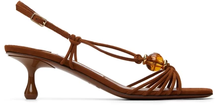 Женские босоножки Jimmy Choo Lova 50, бежевые