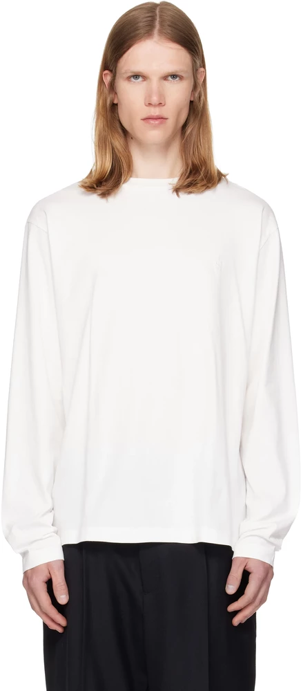 Мужские футболки Jil Sander, 3 шт., с длинным рукавом, белые