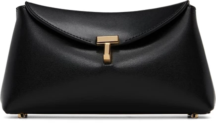 Женский клатч Toteme Mini T-Lock Leather, черный