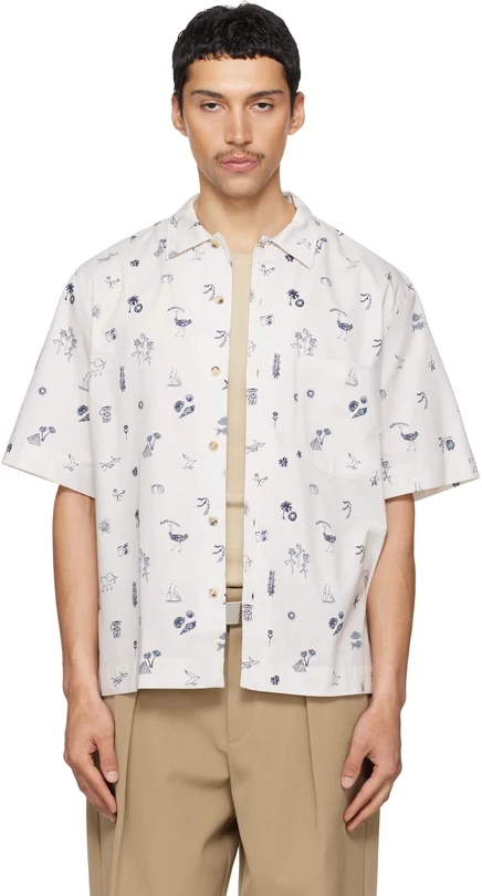Мужская рубашка Paul Smith Casual Fit, белая