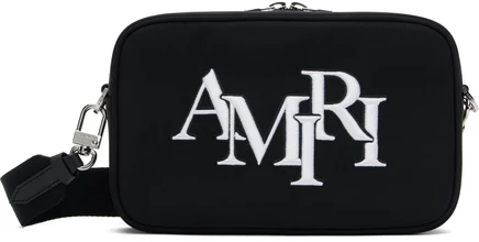 Мужская сумка-мессенджер Amiri Staggered, черная