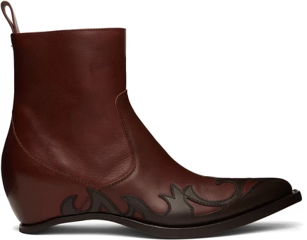 Мужские ботинки Maison Margiela Flame, коричневые
