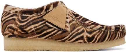 Мужские дерби Clarks Originals Wallabee, тигровый принт
