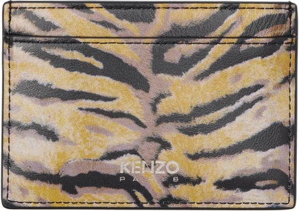 Мужской картхолдер Kenzo Paris «Тигр», желтый