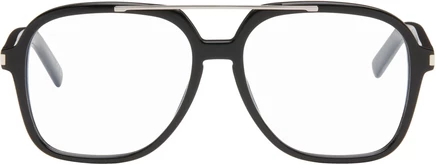 Женские очки Saint Laurent SL 545, черно-прозрачные