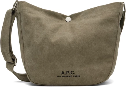 Женская сумка на плечо A.P.C. Besace Journal Small, хаки