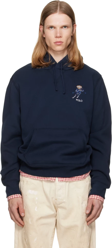 Мужское худи Polo Ralph Lauren Polo Bear, темно-синее