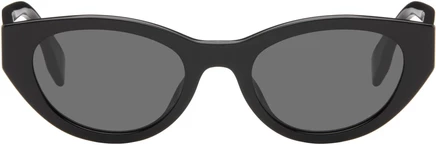 Женские солнцезащитные очки Fendi Lettering, черные