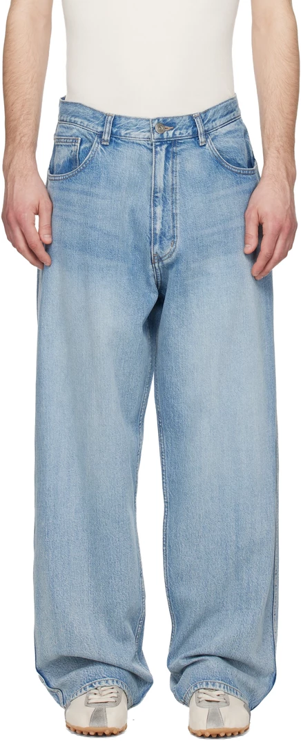 Мужские джинсы Solid Homme Semi-Flare, синие