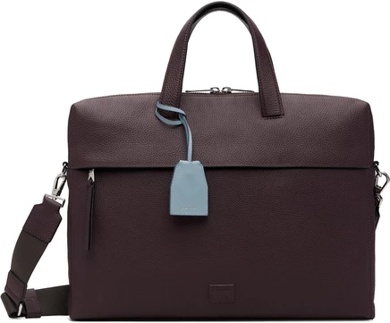 Мужской портфель Paul Smith Double-Zip, бордовый