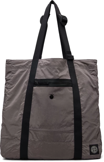 Шопер Stone Island 9200012 ECONYL, серо-фиолетовый