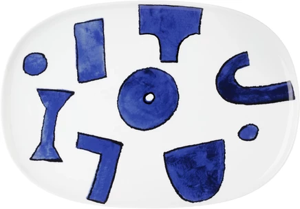 White Itsumo Oval Serving Plate white porcelain