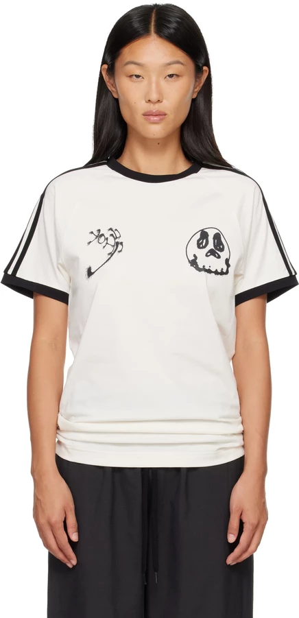 Женская футболка Y-3 Chito Graphic Cali, бежевая
