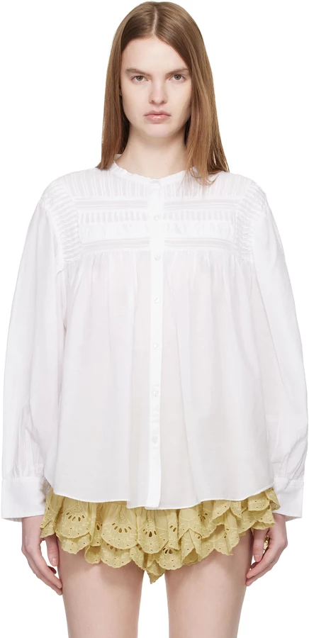 Женская блузка Isabel Marant Etoile Plalia, белая