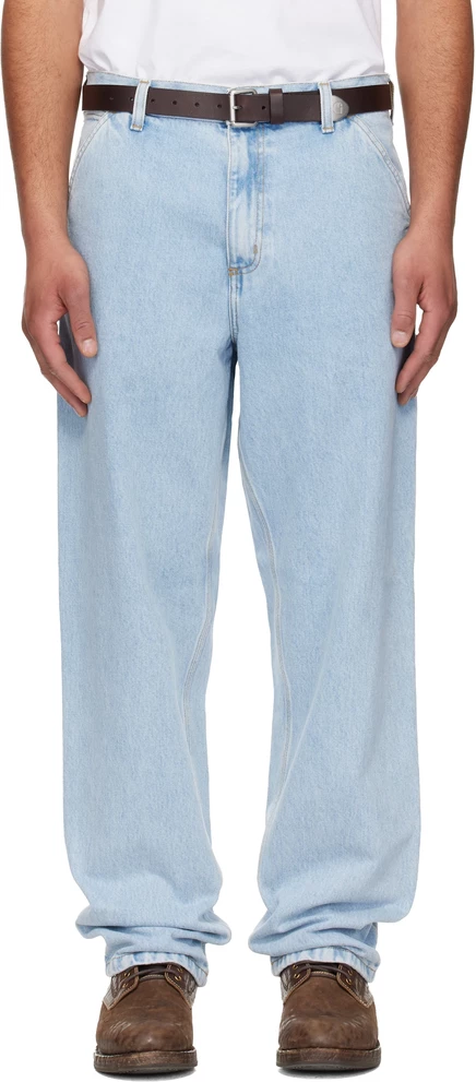 Мужские джинсы Carhartt WIP Single Knee, синие