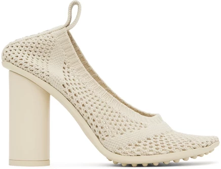 Женские туфли Bottega Veneta Atomic, цвета морской соли