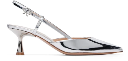 Женские туфли Gianvito Rossi Ascent 55, серебристые