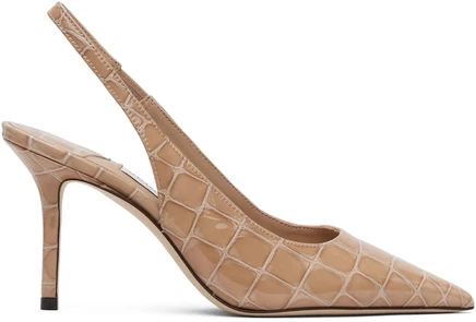 Женские туфли Jimmy Choo Love Sling Back 85, чайные