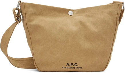 Женская сумка A.P.C. Journal Small, табачная