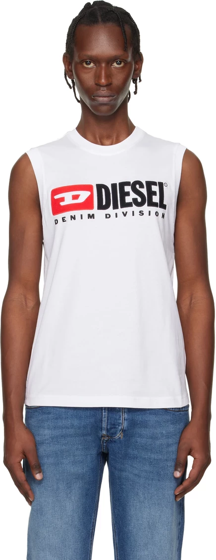 White T-Isco-Div Tank Top white