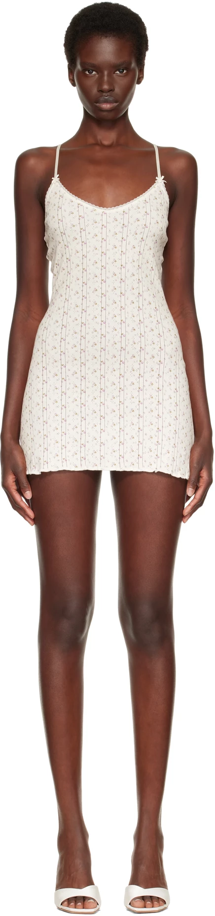 Женское мини-платье Cou Cou The Cami Slip, розовое