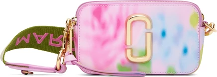 Женская плечевая сумка Marc Jacobs Floral Snapshot, розовая