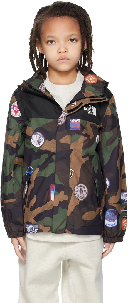 Детская дождевик The North Face Antora черный с принтом