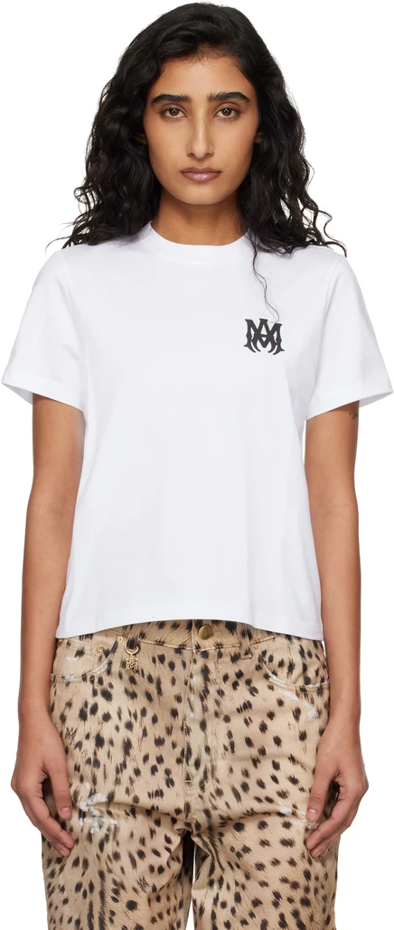 Женская футболка Amiri MA Core Logo, белая