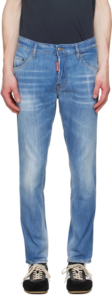 Мужские джинсы DSquared2 Skater, светло-голубые
