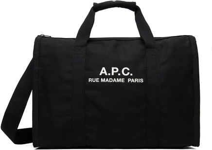 Мужская дорожная сумка A.P.C. Récupération, черная