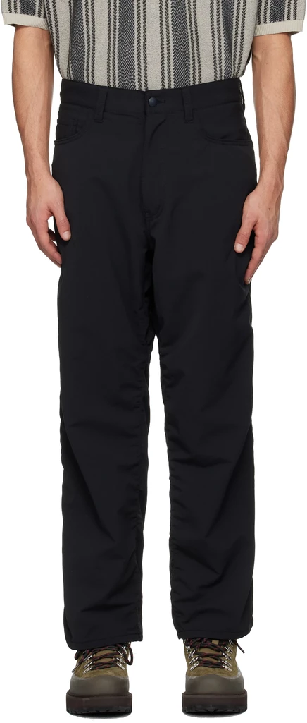 Мужские брюки Nanamica OOAL ALPHADRY 5Pocket, черные