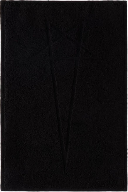 Мини-полотенце Rick Owens, черное